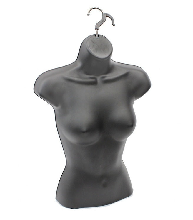 Female Torso Mannequin with Hanging Hook – Saga Display